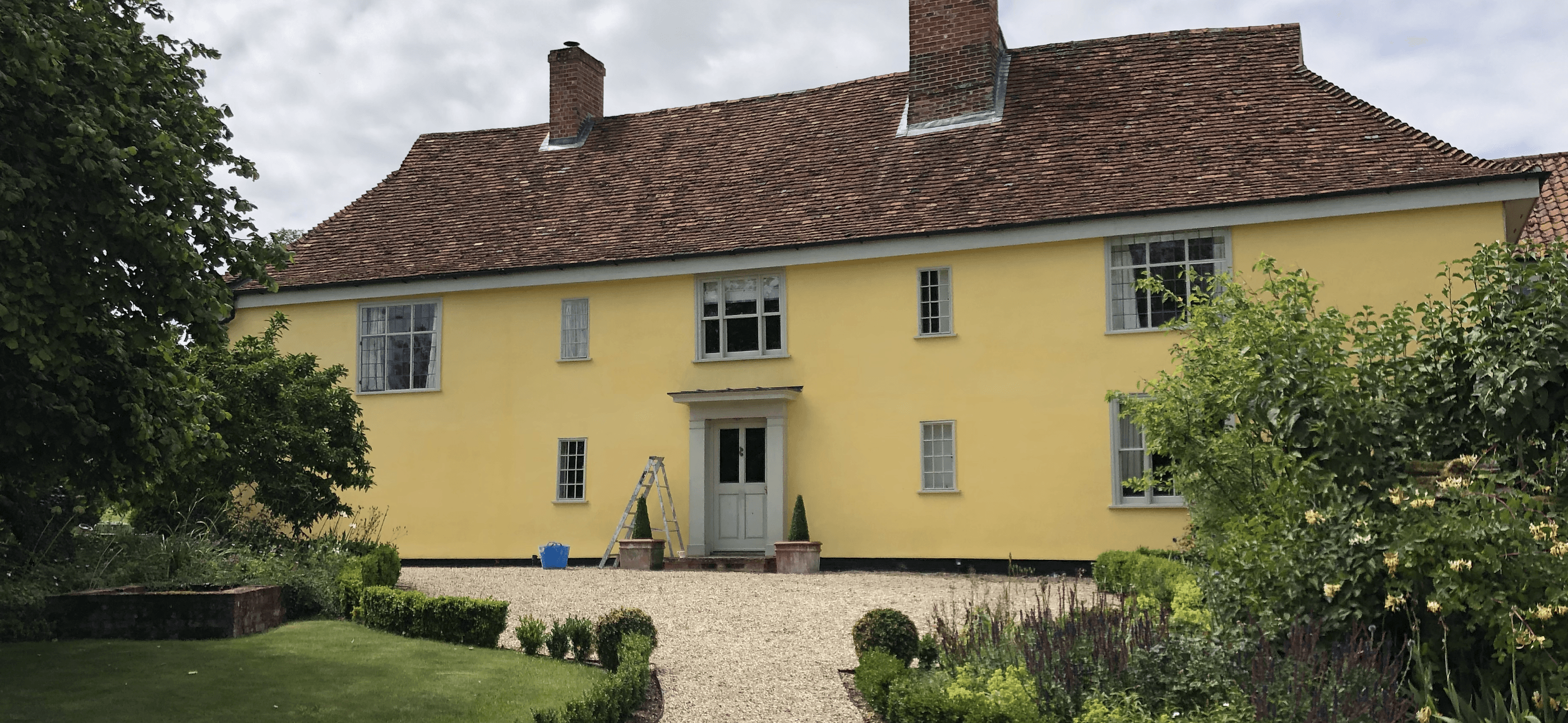 Traditional lime plastered period property restored by B Clark Plastering, specialists in Suffolk, Essex and Cambridgeshire