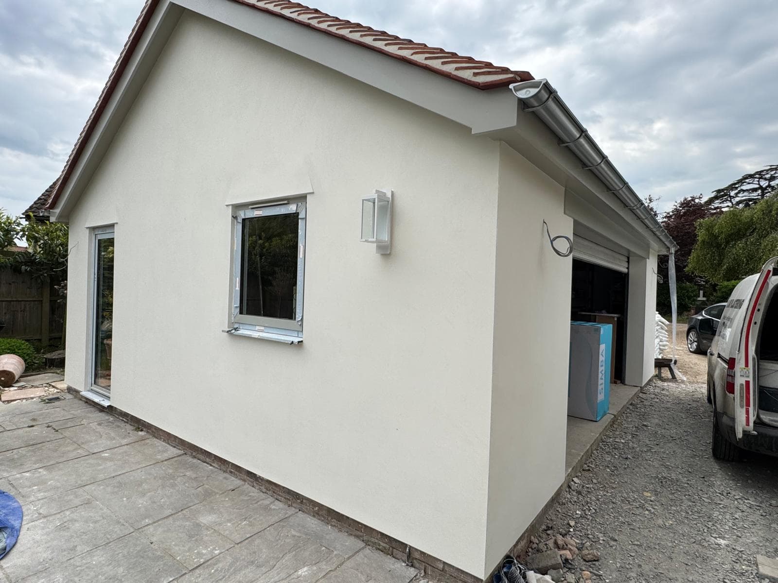 Twinstead lime re render over steico board - Image 13