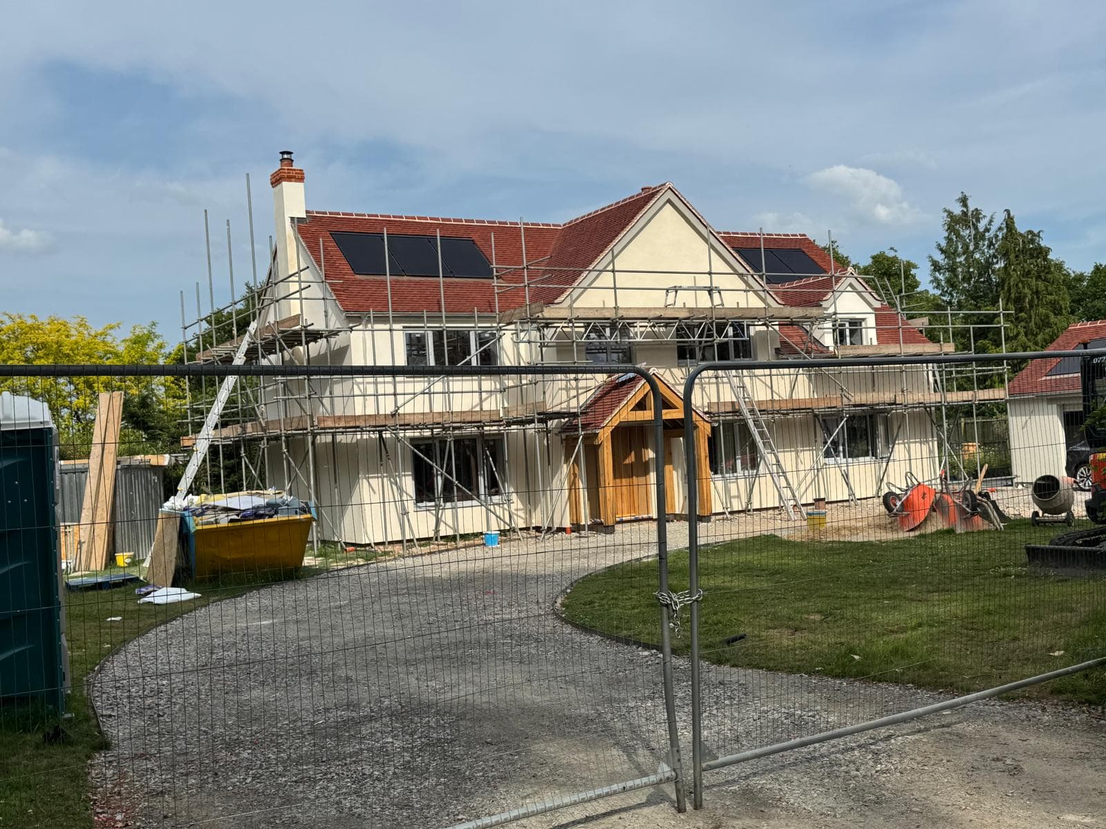 Twinstead lime re render over steico board - Image 23
