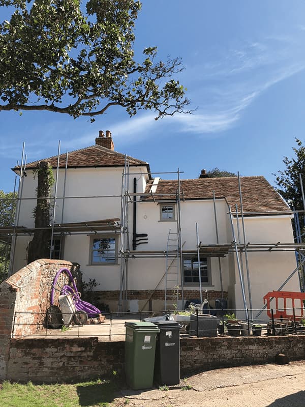 Ovington hall re lime render - Image 13