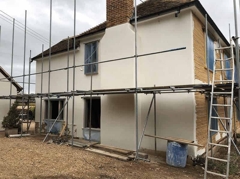 Ovington hall re lime render - Image 18