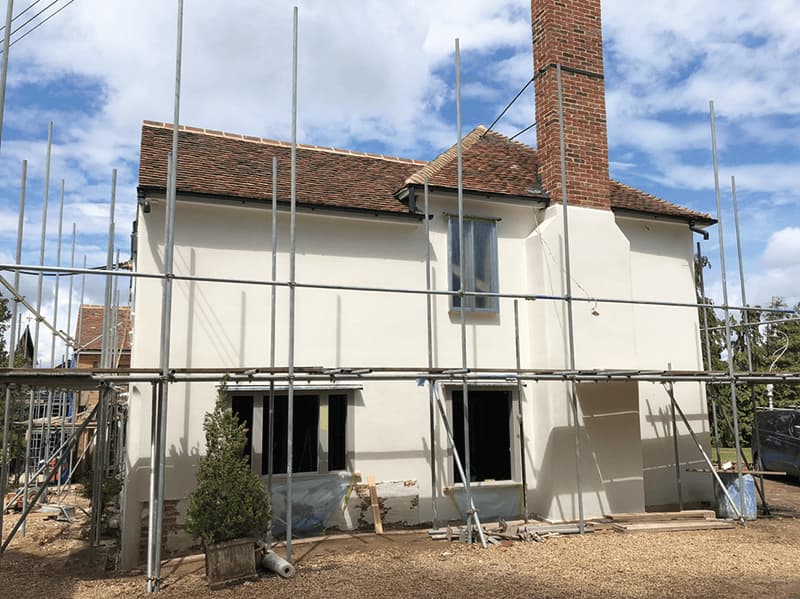 Ovington hall re lime render - Image 19